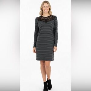 Striped dress size medium